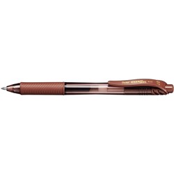 PENTEL ENERGEL X GEL INK PEN BL107 Retractable 0.7mm Brown