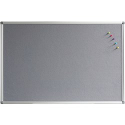 RAPIDLINE PINBOARD 1800mm W x 900mm H x 15mm T Grey (FR8 CHARGES APPLY)