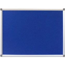 RAPIDLINE PINBOARD 900mm W x 600mm H x 15mm T ROYAL BLUE