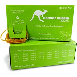 BOUNCE RUBBER BANDS® SIZE 109 100GM BAG