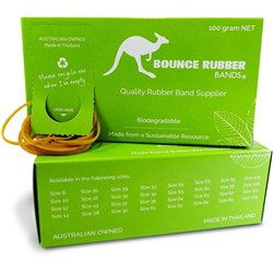 BOUNCE RUBBER BANDS® SIZE 63 100GM BOX