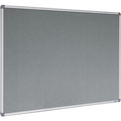 VISIONCHART PINBOARD FELT 1200 x 1200mm Grey