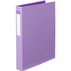 COLOURHIDE RING BINDER A4 2D Ring 25mm Purple