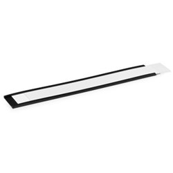 DURABLE MAGNETIC C-PROFILE STRIP 30 x 200mm Charcoal Pack of 50