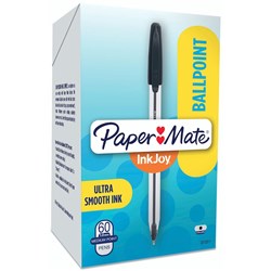 PAPERMATE INKJOY 50 BALLPOINT PEN 1MM BLACK BOX.60