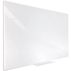 VISIONCHART ACCENT GLASS WHITEBOARD 600x450mm White