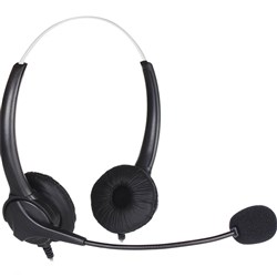 SHINTARO STEREO HEADSET USB WITH NOISE CANCELLING MICROPHONE Black