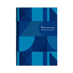 Collins Colplan Planner Month To View A4 Blue Geo