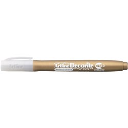 Artline Decorite Markers 3.0mm Chisel Metallic Gold Pack Of 12