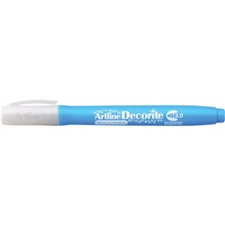 Artline Decorite Markers 3.0mm Chisel Metallic Blue Pack Of 12