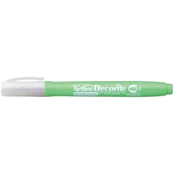 Artline Decorite Markers 3.0mm Chisel Metallic Green Pack Of 12