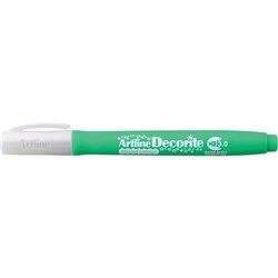 Artline Decorite Markers 3.0mm Chisel Pastel Green Pack Of 12