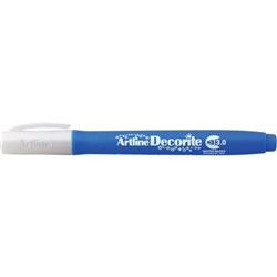 Artline Decorite Markers 3.0mm Chisel Standard Blue Pack Of 12