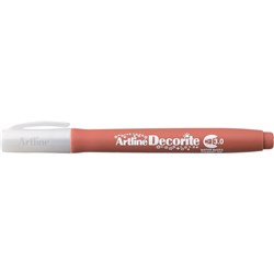 Artline Decorite Markers 3.0mm Chisel Standard Brown Pack Of 12