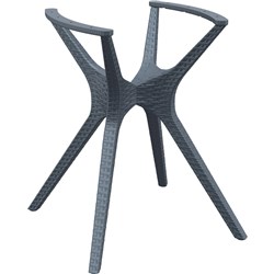 Ibiza Indoor Outdoor Small Table Base to Suit Tops from 700W to 900Wmm Anthracite