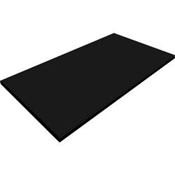Rectangle Table Top Only For Indoor or Outdoor Use Size 1200Wx800Dmm Black Finish