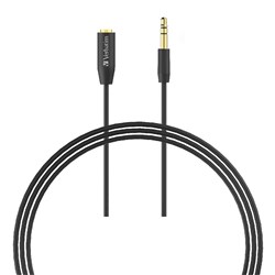 Verbatim 3.5mm Auxiliary Audio Cable 3m Black