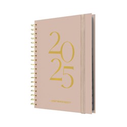 Collins Lifestyle Diary 176x250mm Week to View Peach