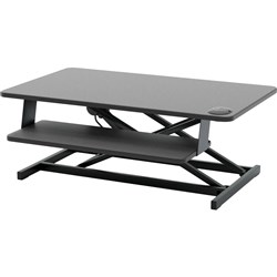 Elevar MaxiShift Electric Lift Sit Stand Riser Desk 900x530mm Black