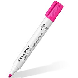 Staedtler Lumocolor Whiteboard Marker 351 Bullet Point Box of 10 Pink