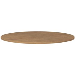 OM Premier Round Meeting Table Top D900mm Regal Walnut