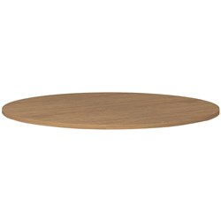 OM Premier Round Meeting Table Top D1200mm Regal Walnut