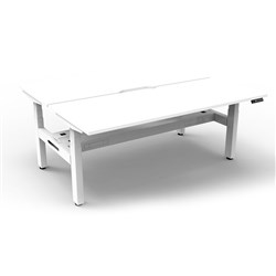 Rapidline B+2PCT1275 NW/WS Boost+Back To Back Workstation Natural White Top White Base