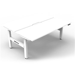 Rapidline B+2PCT1575 NW/WS Boost+Back To Back Workstation Natural White Top White Base