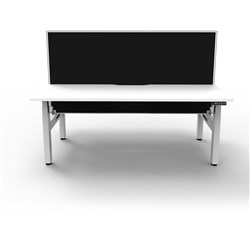 Rapidline B+2PWS1575 NW/WS Boost+Back To Back Workstation Natural White Top White Base