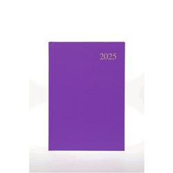 Collins Essential Diary A5 Day To Page Purple