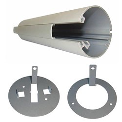 Rapid Power Pole Ceiling To Floor 2800Hx80mm Diameter White