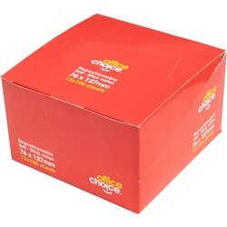 Office Choice sticky notes 76x127mm, pack of 12 100 sheet