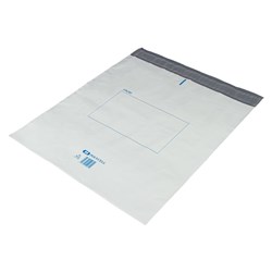 Protext Polycell Plastic Courier Bag 500mm x 550mm White Pack of 50