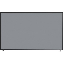 Rapidline SHUSH30+ Screen 1500W x 30D x 900mmH Black Frame Grey Pinnable Fabric