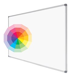 Visionchart Magnetic Custom Printed Planner Whiteboard 900 x 600mm Standard Frame