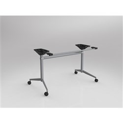 OLG Uni Flip Table Frame Only To Suit Tops 1500-1900W x 600-900mmD Silver