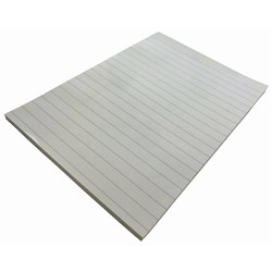 Writer A4 Bond Office Pad 14mm Solid Ruled 2 Sides White