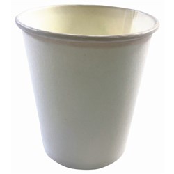 Writer Breakroom Disposable Single Wall Paper Cups 200ml 6oz Pack Of 50 White