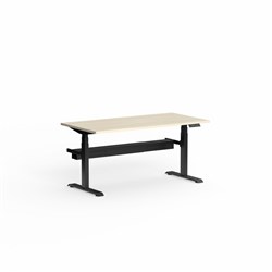 OLG Klass Electric Height Adjustable Desk 1800W x 750D x 620-1270mmH Nordic Maple/Black