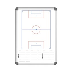 Visionchart Coaches Tactical Whiteboard 600 x 400mm Soccer Aluminium Frame