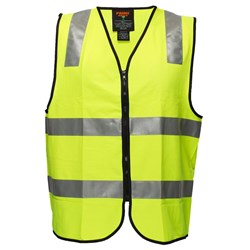 Portwest Hi-Vis Zipped Vest Large Yellow