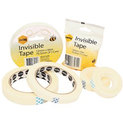 MARBIG INVISIBLE TAPE 18 x 66 ROLL