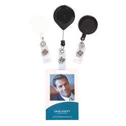 RETRACTABLE ID CARD HOLDER, STRAP