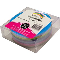 KINDER SHAPES Glossy Paper Circles 120mm