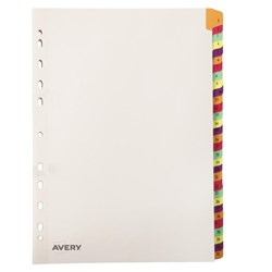 DIVIDER A4 AVERY 1-31 FLUORO TABS