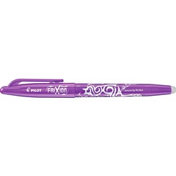 PILOT FRIXION BALL GEL PEN ERASABLE FINE 0.7MM VIOLET BOX.12