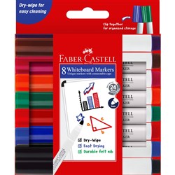 WHITEBOARD MARKER FABER CAST CONNECTOR WLT 8 ASST