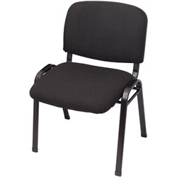 NOVA VISITOR CHAIR Fabric Black