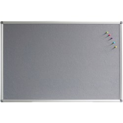 RAPIDLINE PINBOARD 1200Wx900 GREY