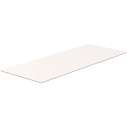 Rectangle Melamine Table or Desk Top Only 1800Wx900D 25mm Thick White